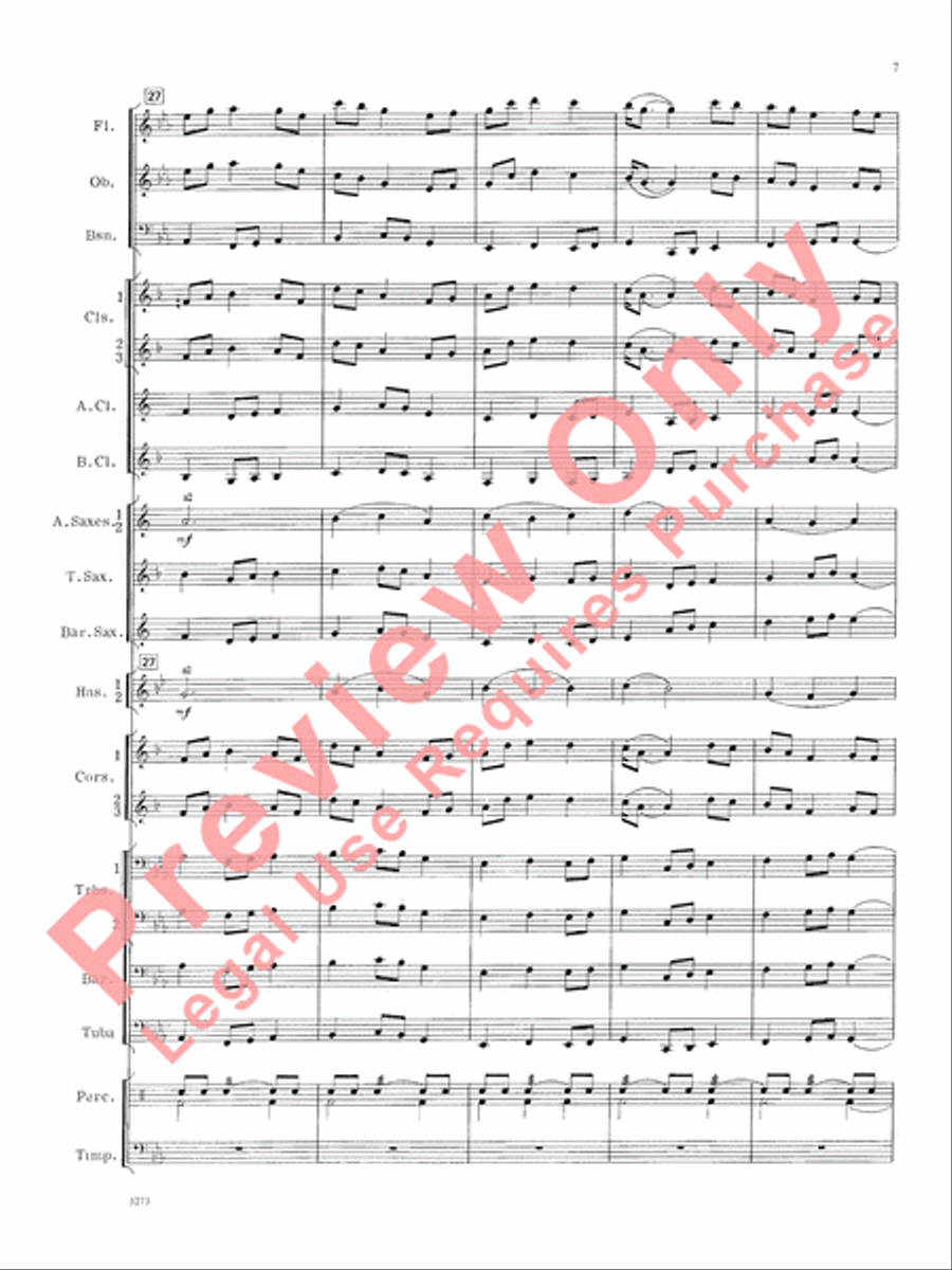 Greenwillow Portrait Greenwillow Portrait Concert Band scores gallery preview page 8