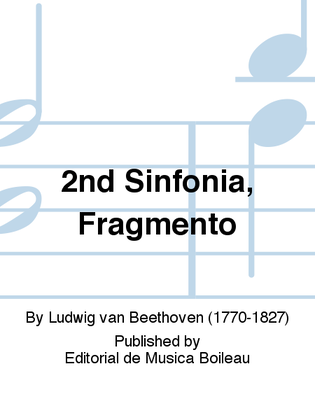 Book cover for 2nd Sinfonia, Fragmento
