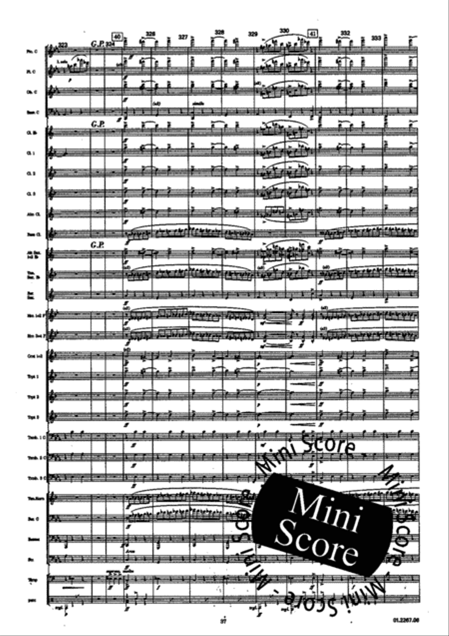La Derniere Valse Concert Band scores gallery preview page 41