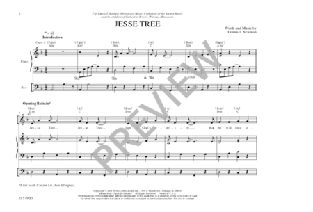 Jesse Tree - Guitar / Bass edition