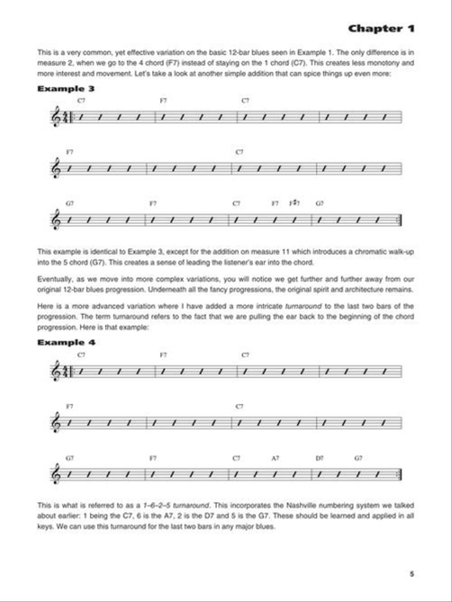 Progressive Blues Guitar Electric Guitar scores gallery preview page 5