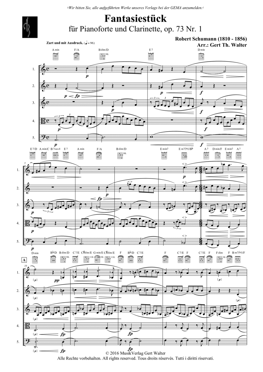 Fantasiestück Fantasiestück School and Community scores gallery preview page 1