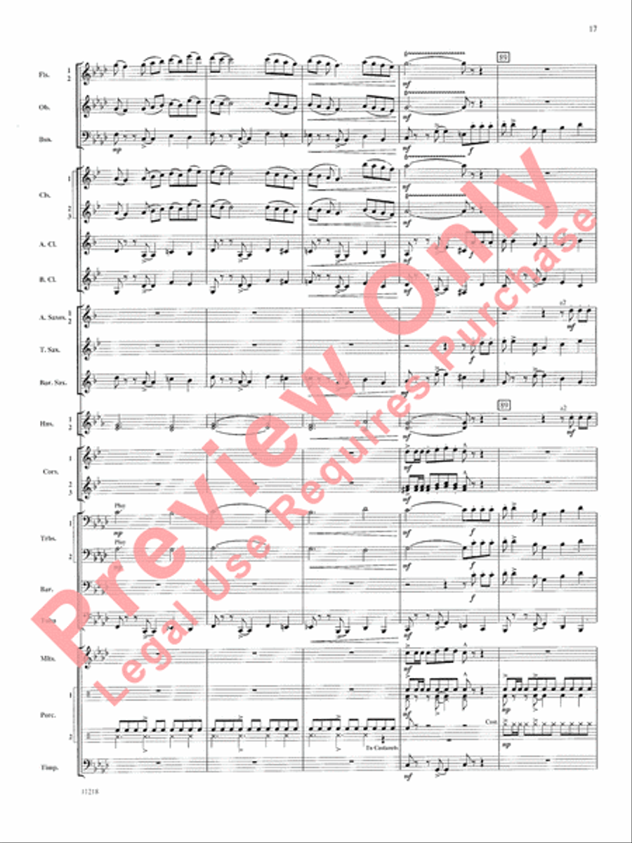 Scenes of Wonder Concert Band scores gallery preview page 18