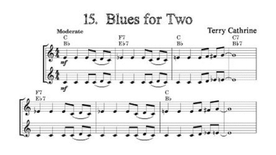 Easy Blues Tunes. Clarinet in C or B flat