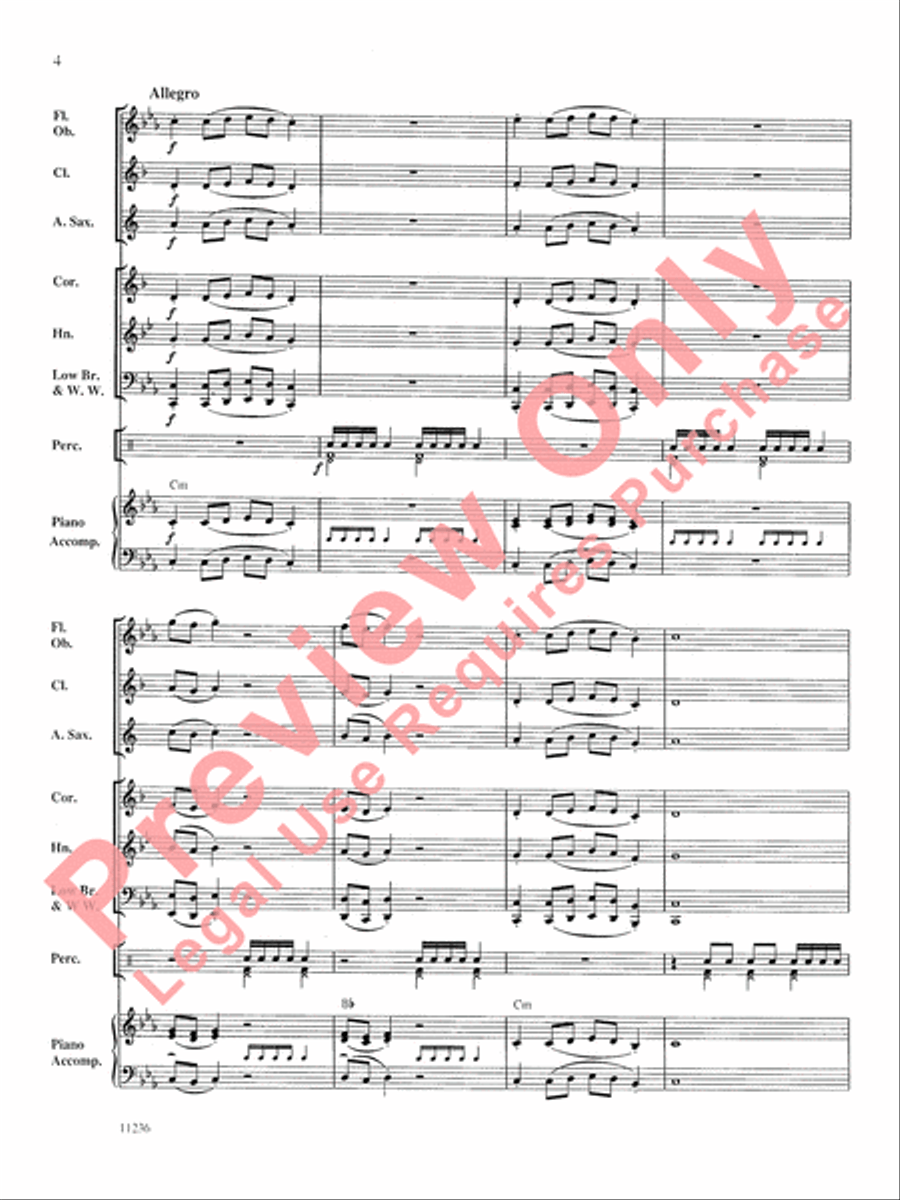 Northridge Overture Concert Band scores gallery preview page 5