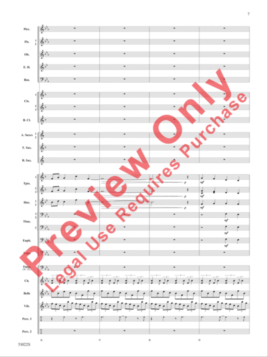 How Sweet the Sound How Sweet the Sound Concert Band scores gallery preview page 8