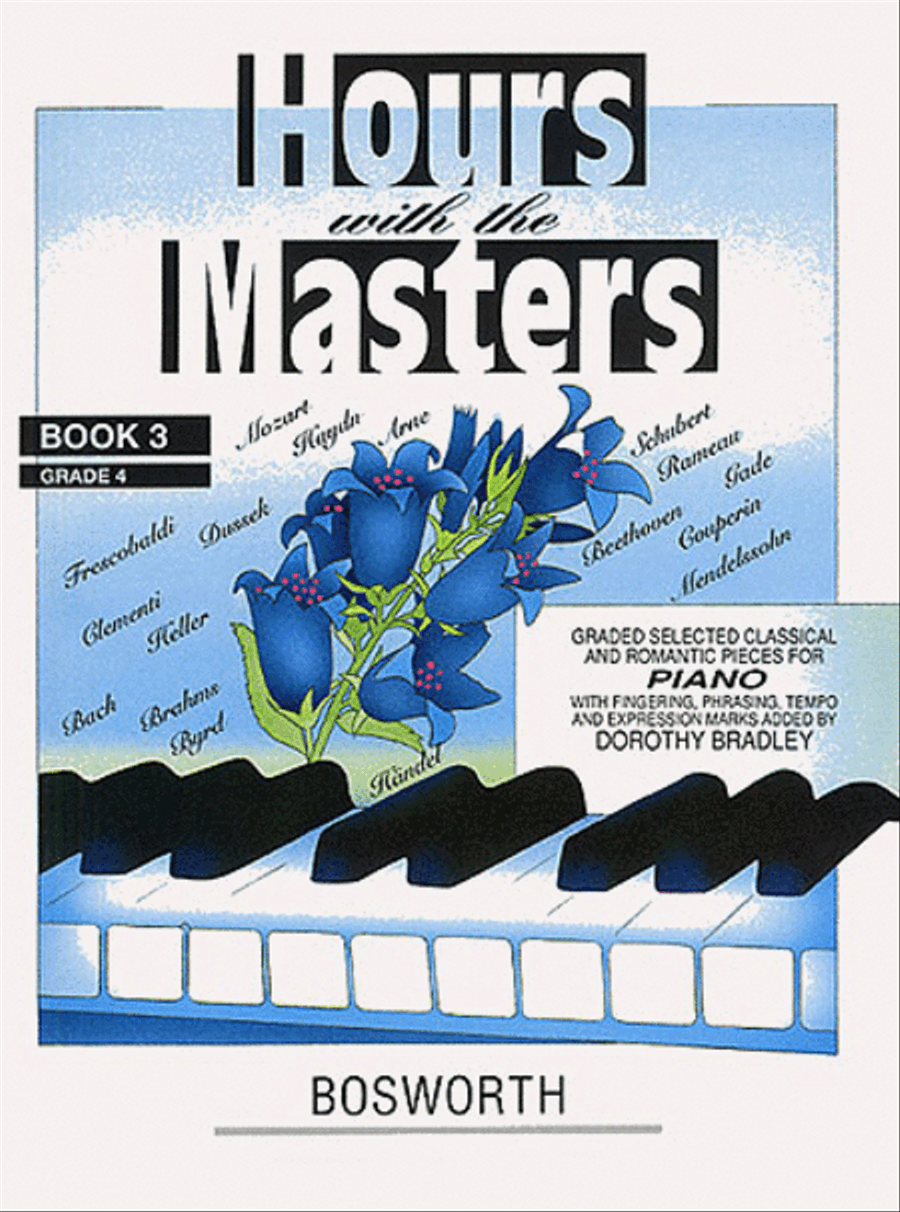 Hours with the Masters - Book 3, Grade 4 Piano Method scores gallery preview page 1