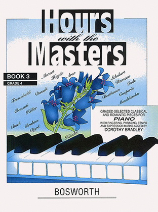 Book cover for Hours with the Masters - Book 3, Grade 4