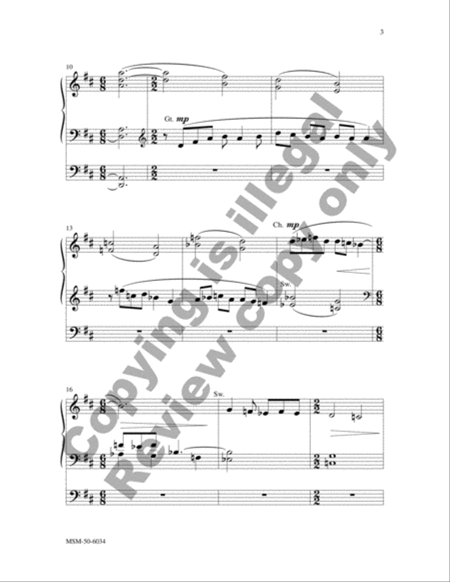Salve Regina Unison Choir scores gallery preview page 3