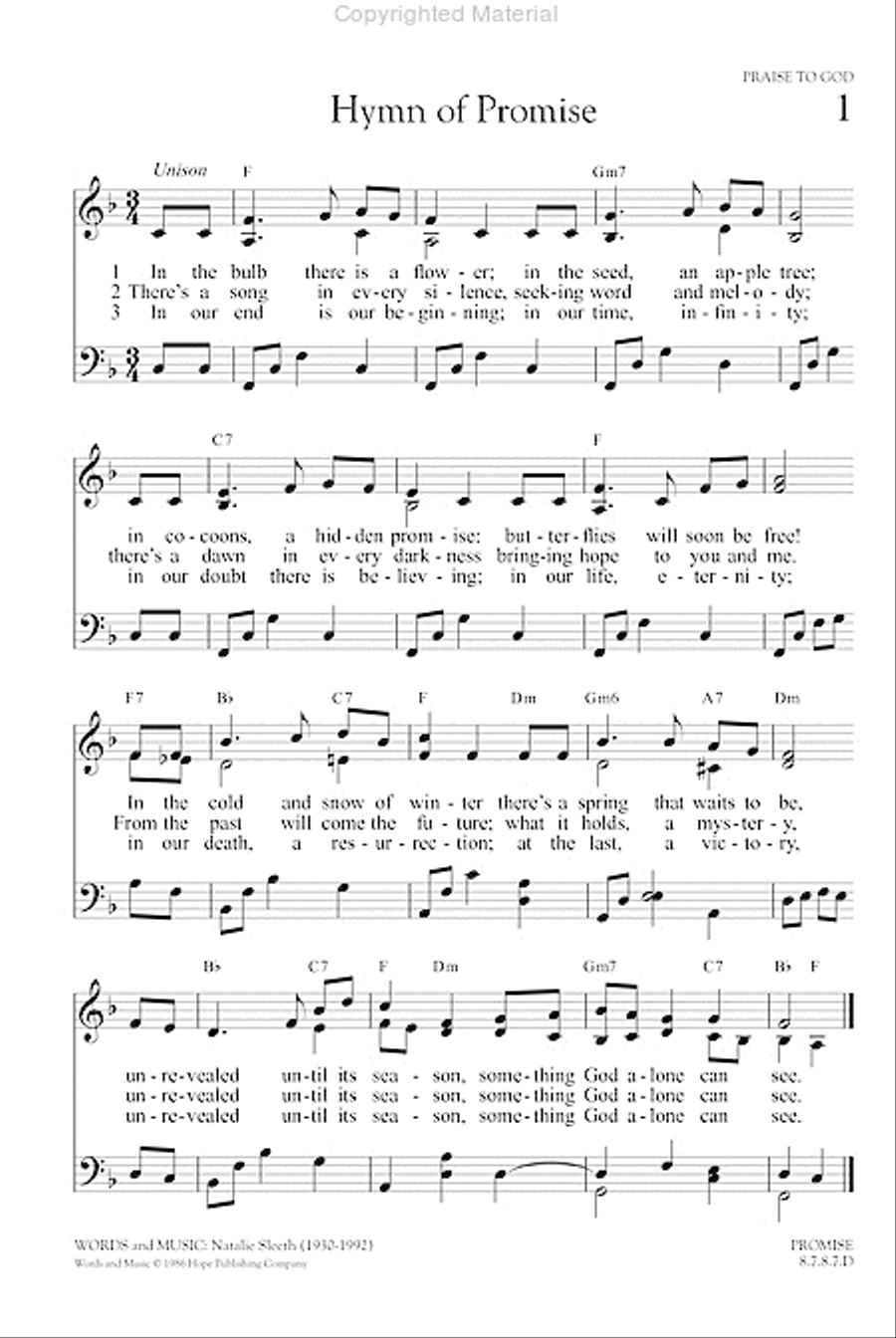 Hymns of Promise Choir scores gallery preview page 7