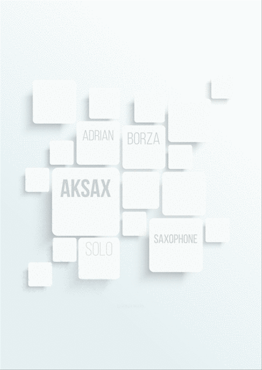 akSax (for Alto Saxophone) Alto Saxophone - Digital Sheet Music