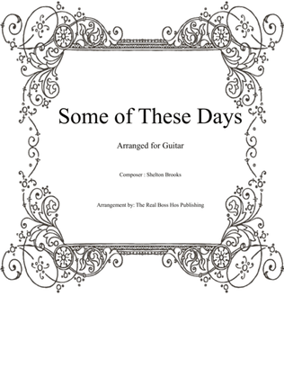 Book cover for Some Of These Days