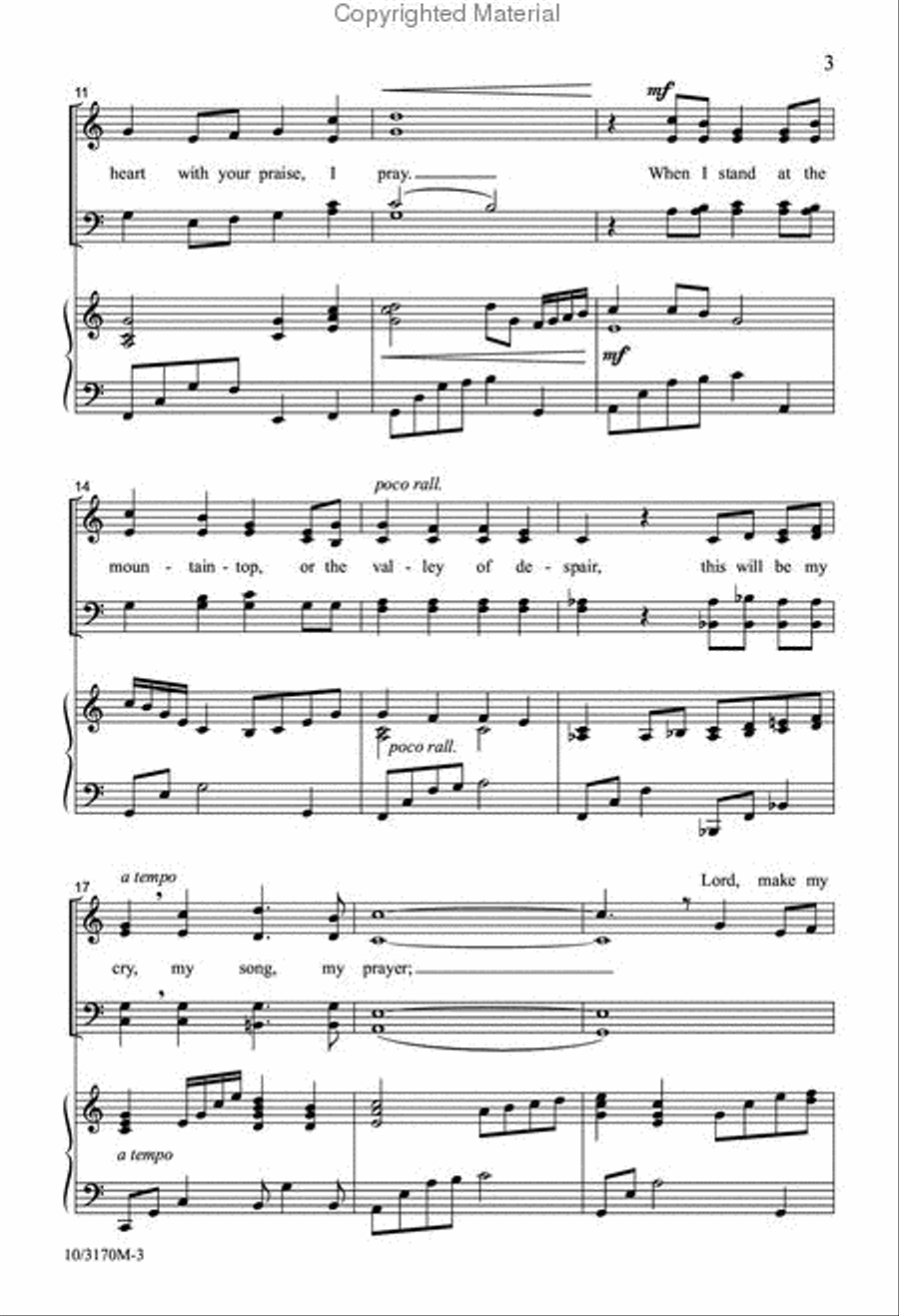 Make My Life an Alleluia 4-Part scores gallery preview page 3