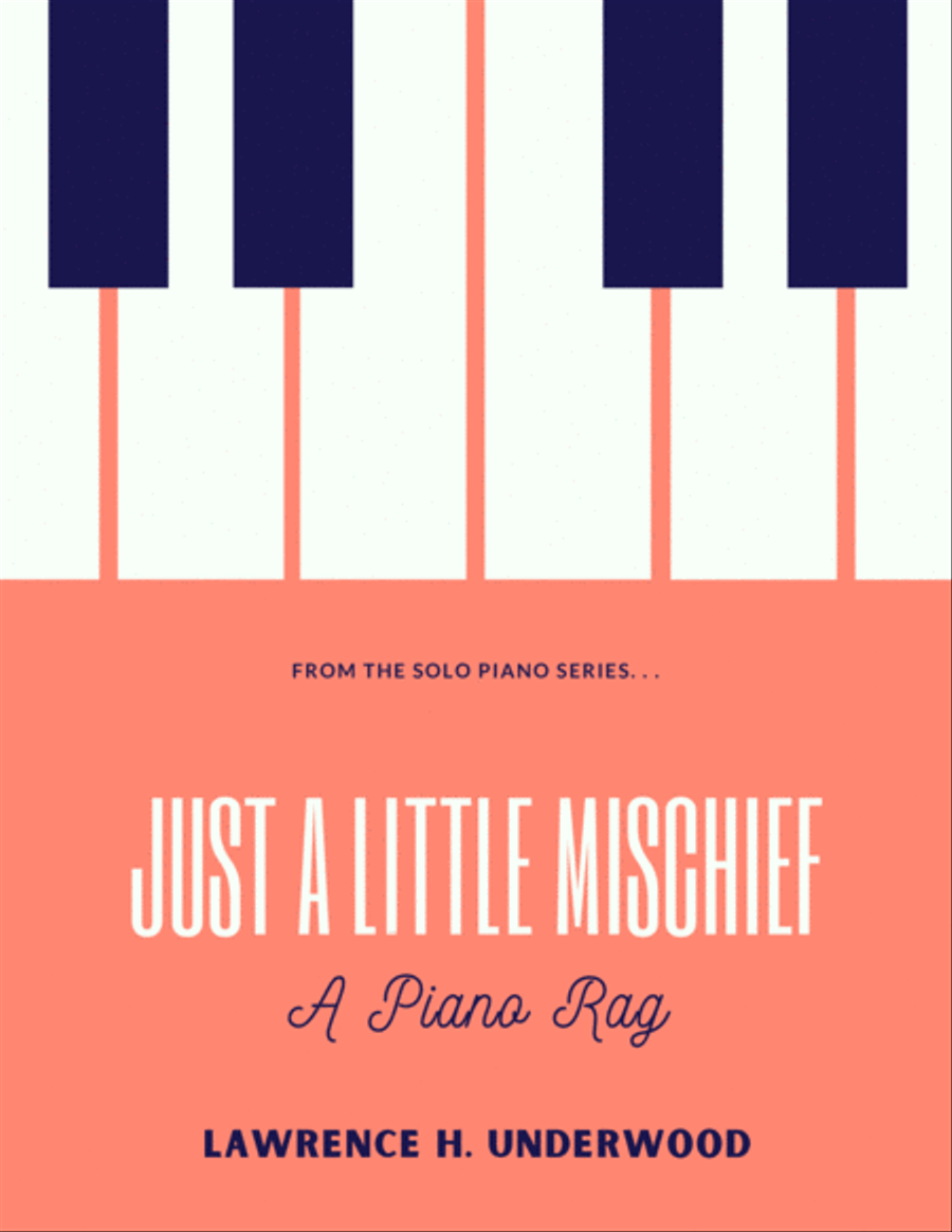 Just a Little Mischief: A Piano Rag Piano Solo scores gallery preview page 1