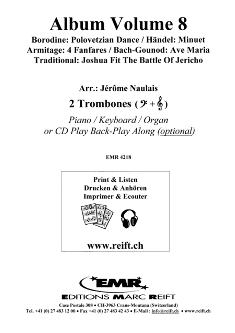 Album Volume 8 Trombone Duet scores gallery preview page 2