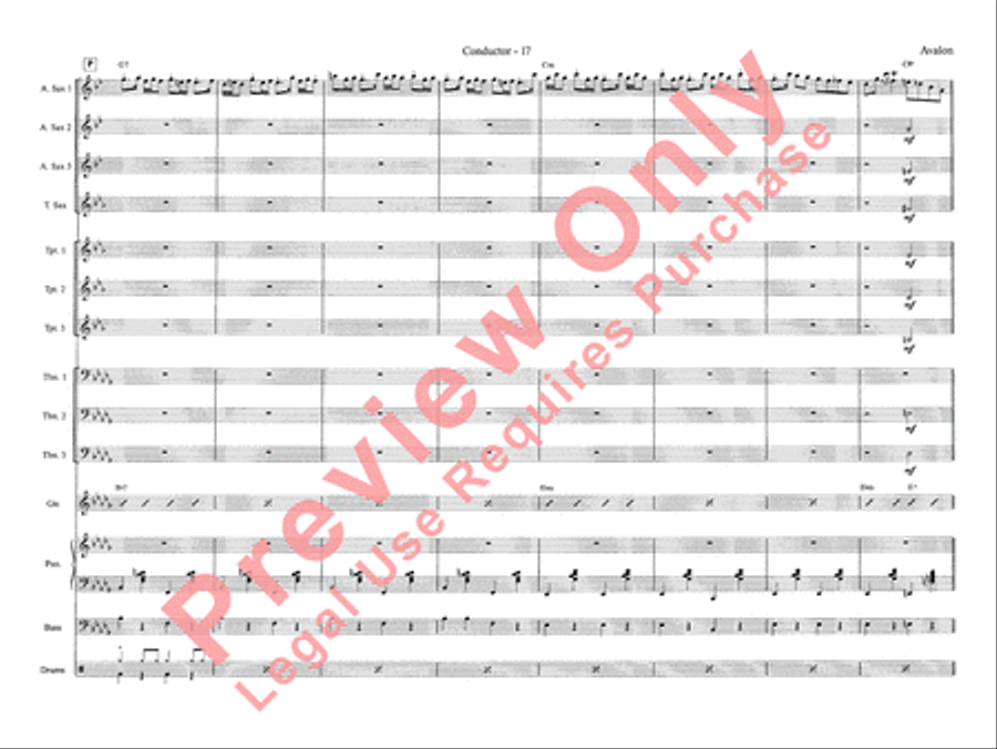 Avalon Jazz Ensemble scores gallery preview page 25