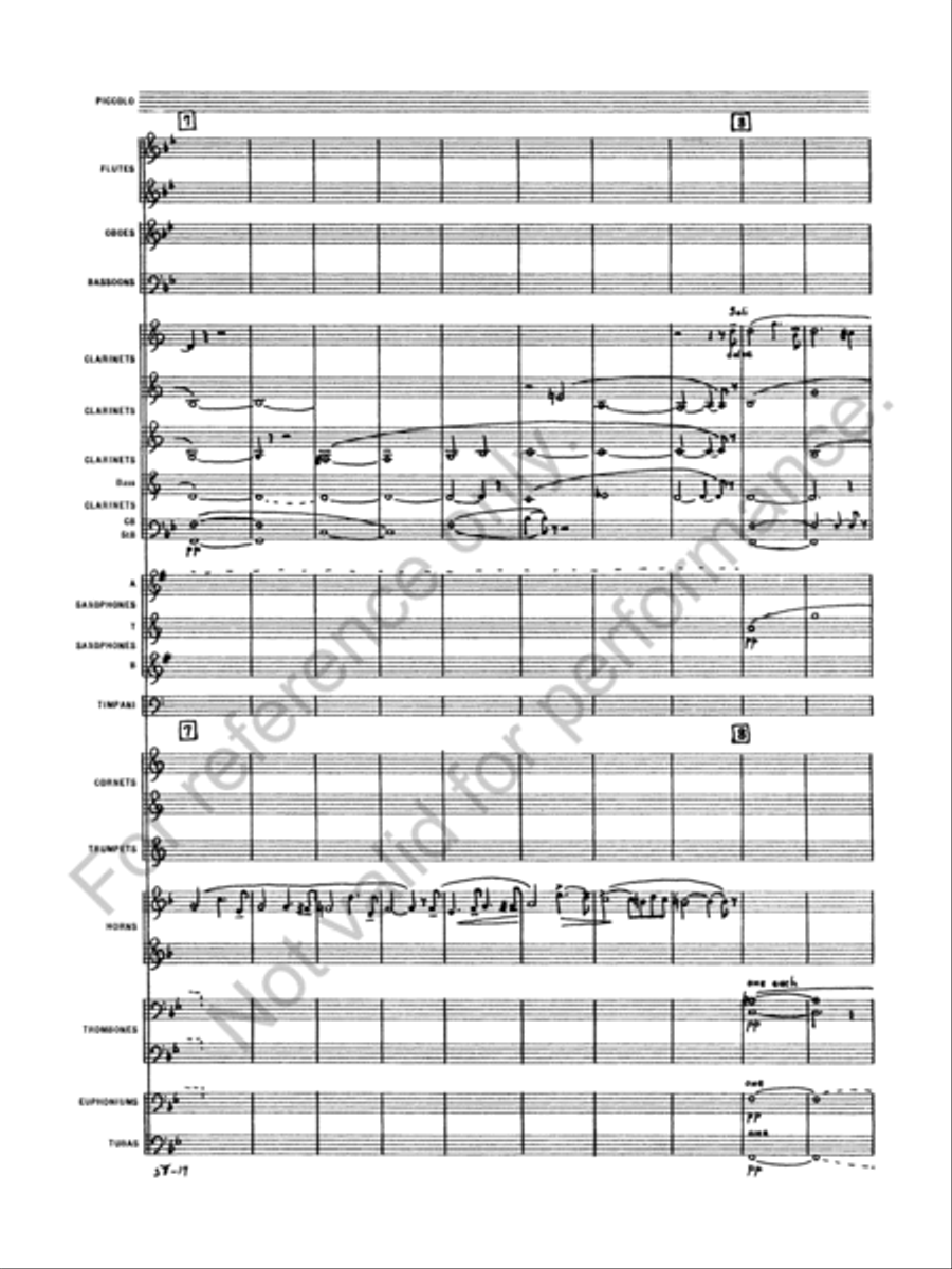 Oberon Concert Band scores gallery preview page 19