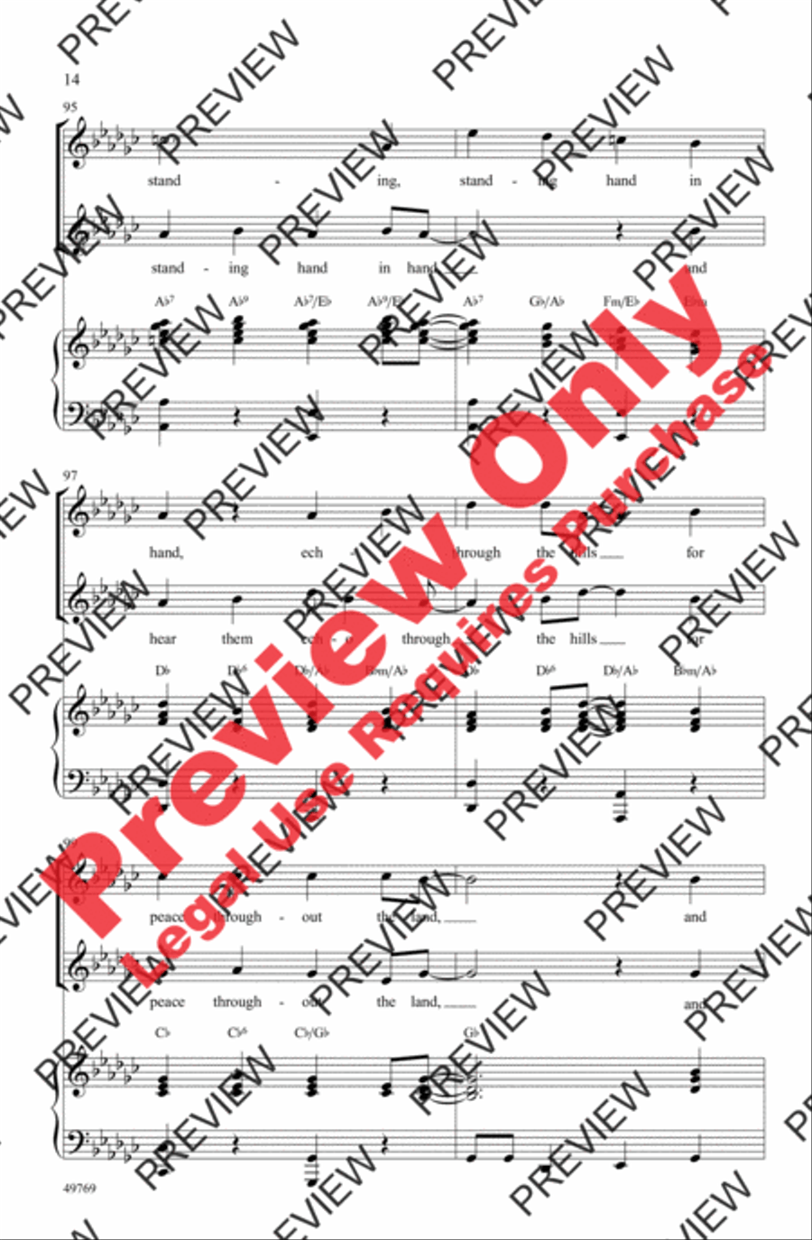 I'd Like to Teach the World to Sing I'd Like to Teach the World to Sing 2-Part scores gallery preview page 14