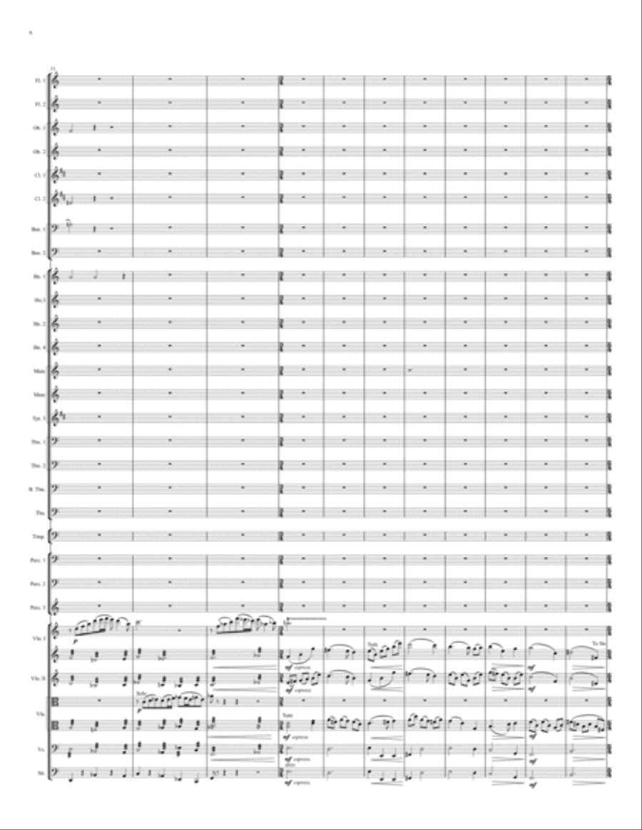 Concerto for Orchestra Score and Parts Large Ensemble scores gallery preview page 6