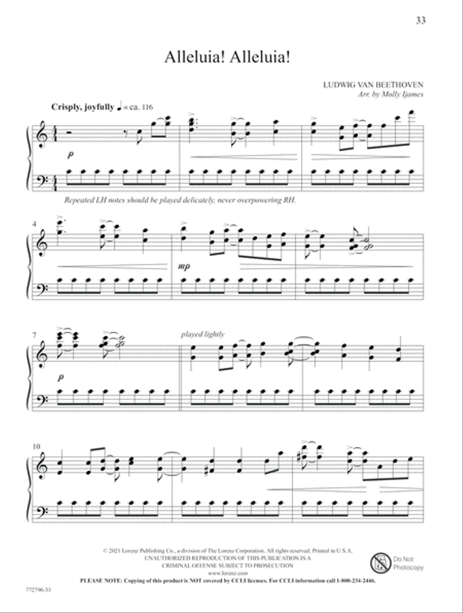 Crucified and Triumphant King! Piano Solo scores gallery preview page 16