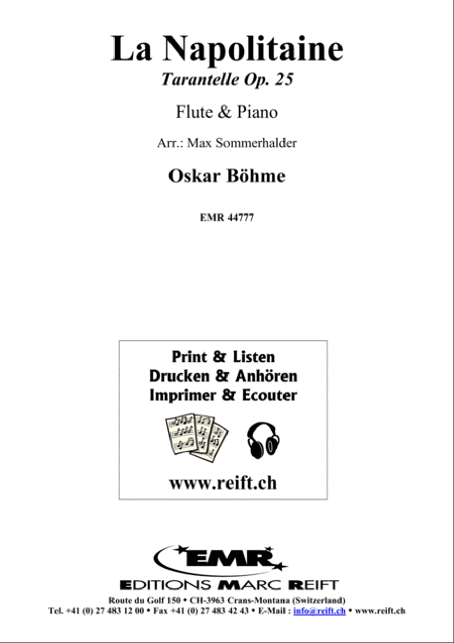 La Napolitaine La Napolitaine Flute Solo scores gallery preview page 1