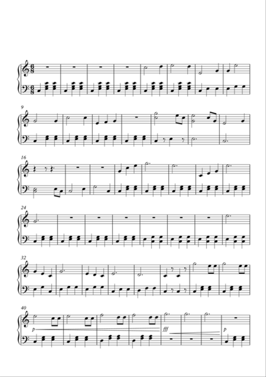 Waltzing to Heaven Piano Solo scores gallery preview page 1