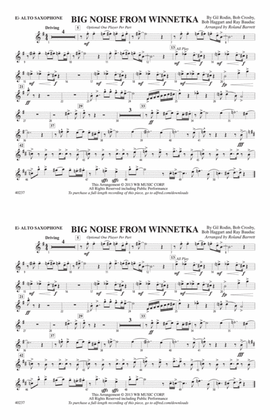 Big Noise from Winnetka: E-flat Alto Saxophone
