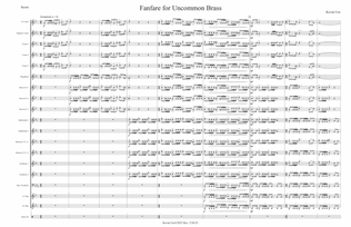 Fanfare for Uncommon Brass for Brass Band