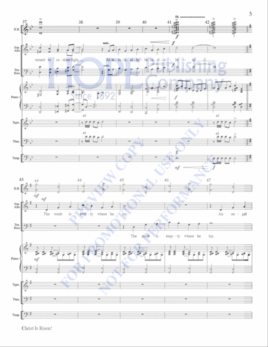 Christ Is Risen! Choir scores gallery preview page 6