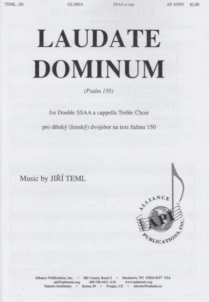 Laudate Dominum (Ps. 150) - SSAA choir, a cappella image number null