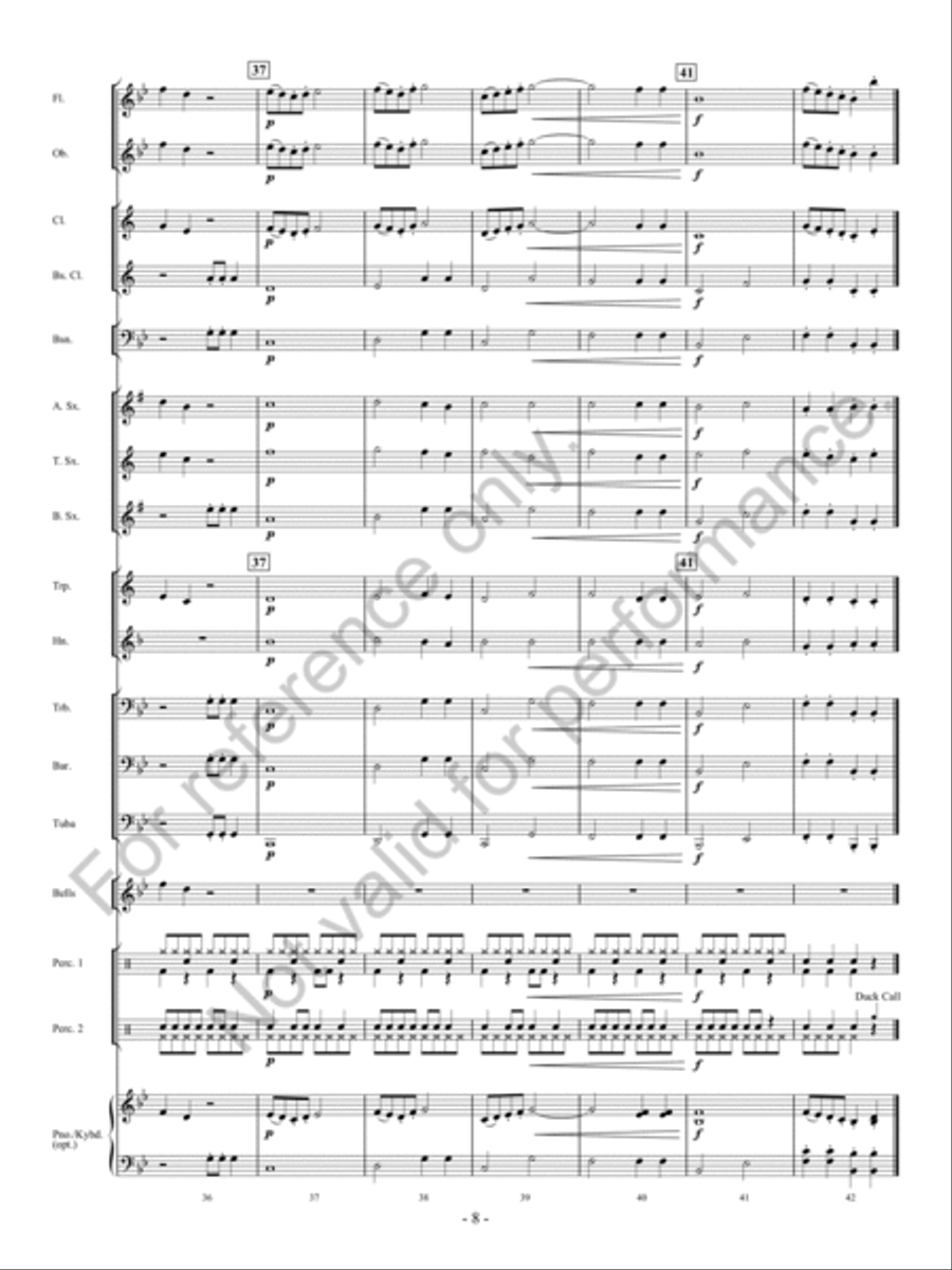 Koo Koo Cha-Cha Concert Band scores gallery preview page 9