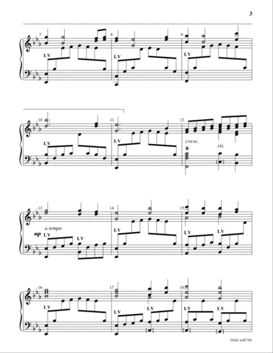 Abide with Me 5-Octaves scores gallery preview page 3