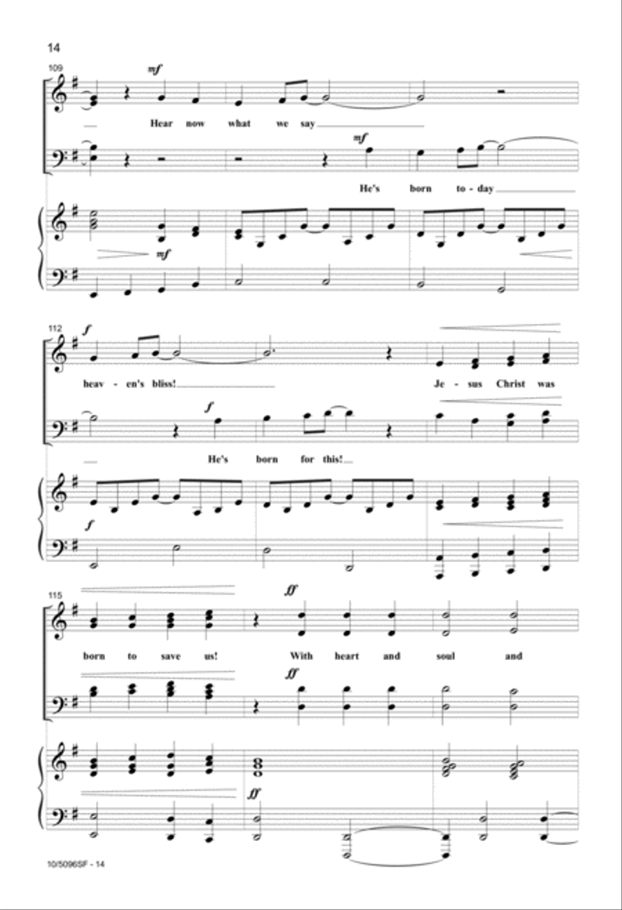 Christian Friends, Rejoice! 4-Part scores gallery preview page 14