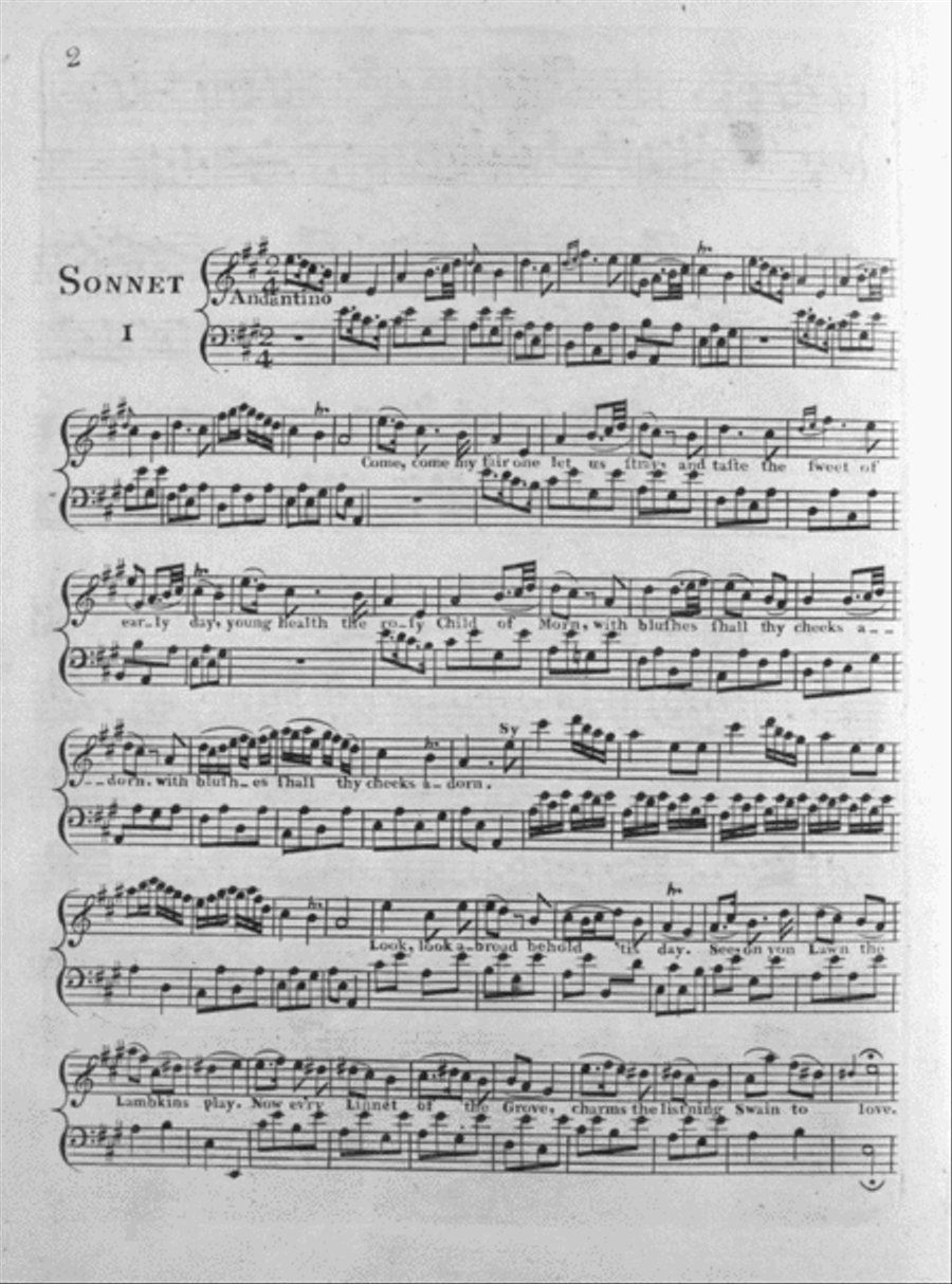 Sonnet I (Morning) Flute scores gallery preview page 2