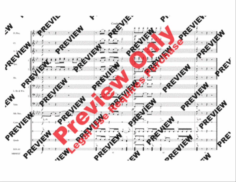 Fox Sports Themes Marching Band scores gallery preview page 15