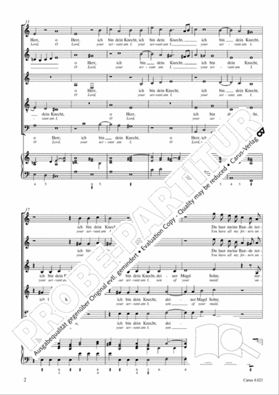 Schein: Israelsbrunnlein. Fontana d'Israel. Complete edition Choir scores gallery preview page 9