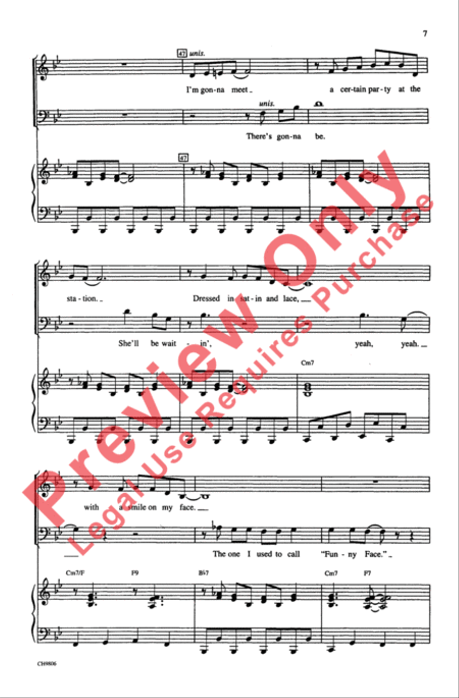 Chattanooga Choo Choo 4-Part scores gallery preview page 7