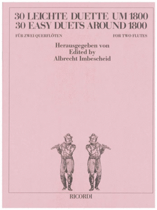 Book cover for 30 leichte Duette um 1800