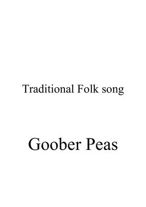 Goober Peas - Easy piano solo