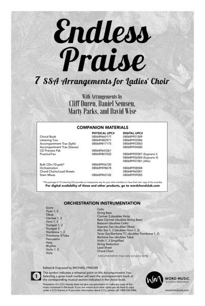 Endless Praise - Choral Book