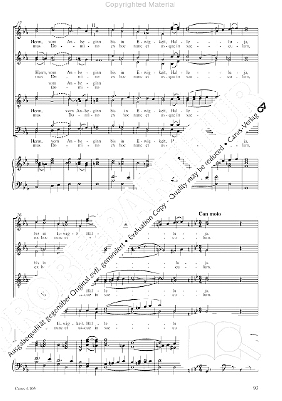 Choral collection Mendelssohn - editionchor Choir scores gallery preview page 94