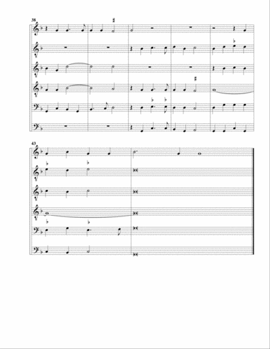 Allegez moy (arrangement for 6 recorders) Recorder scores gallery preview page 5