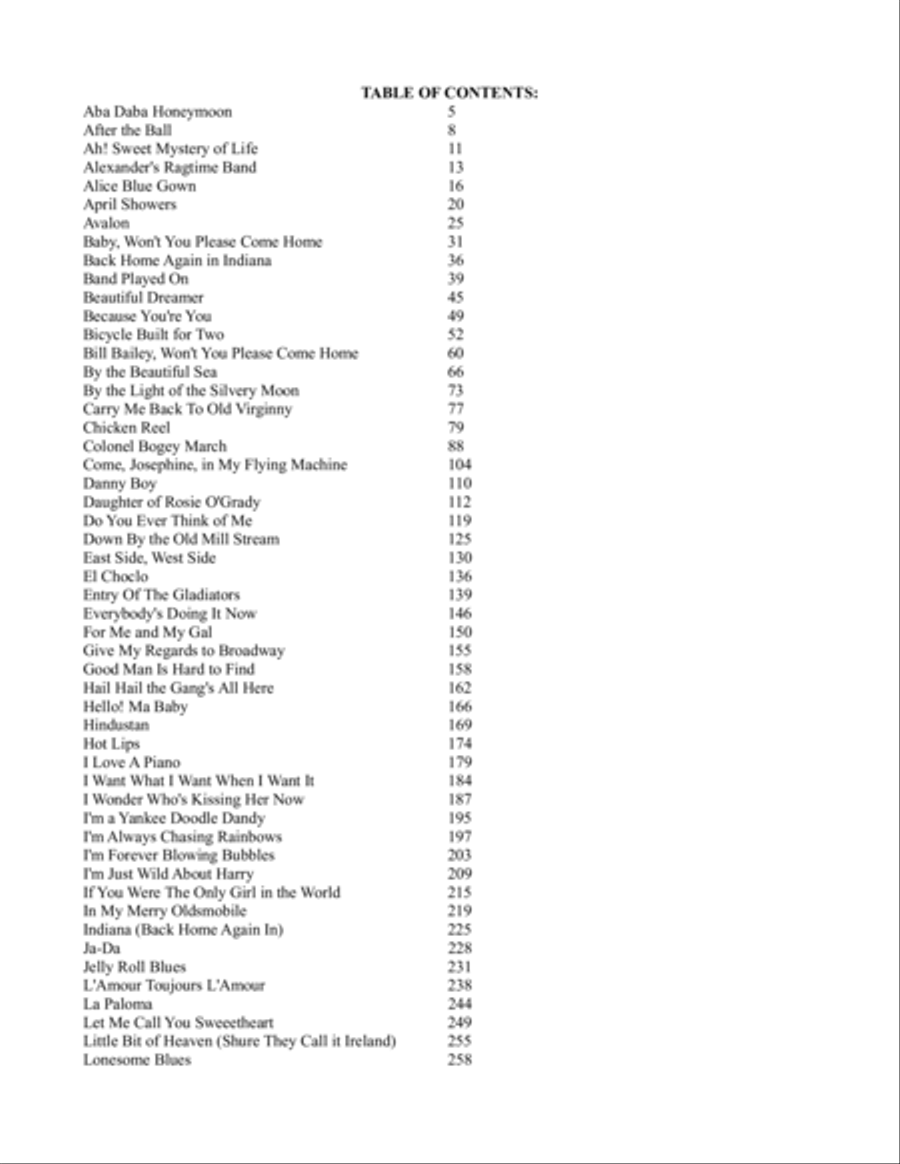 Roaring Twenties Easy Piano Classics Easy Piano scores gallery preview page 3
