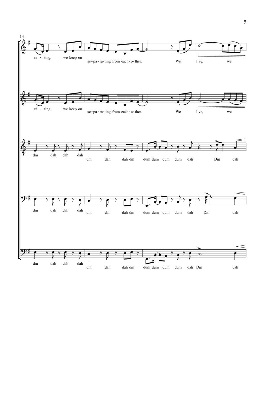 We Are Murmurs Choir scores gallery preview page 5