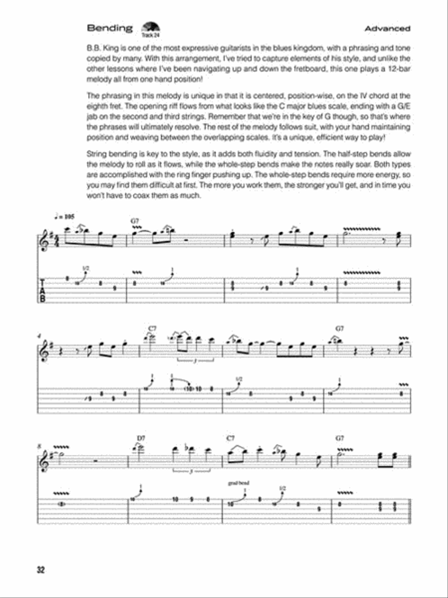 Blues Guitar Lesson Anthology Electric Guitar scores gallery preview page 4