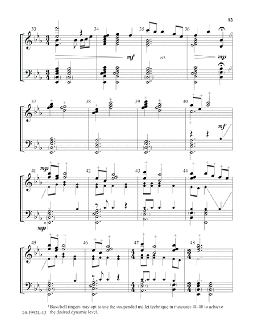Hymns We Love to Ring 5-Octaves scores gallery preview page 12