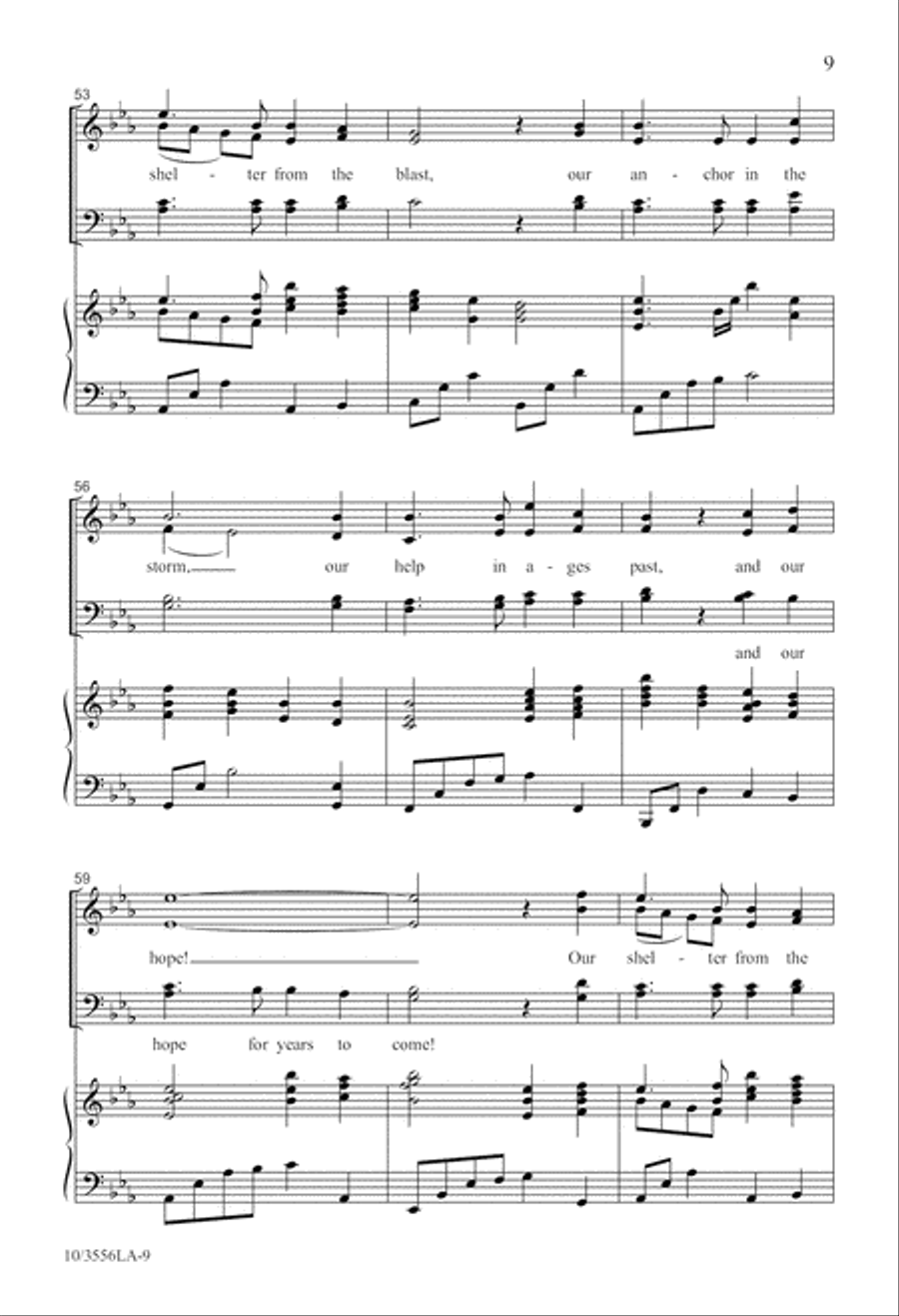 Our Hope for Years to Come 4-Part scores gallery preview page 10