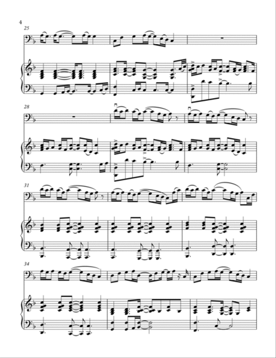 Paradise Double Bass scores gallery preview page 4