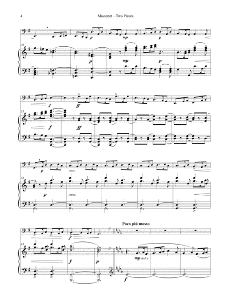 Two Pieces from Opus 11 for Tuba or Bass Trombone and Piano