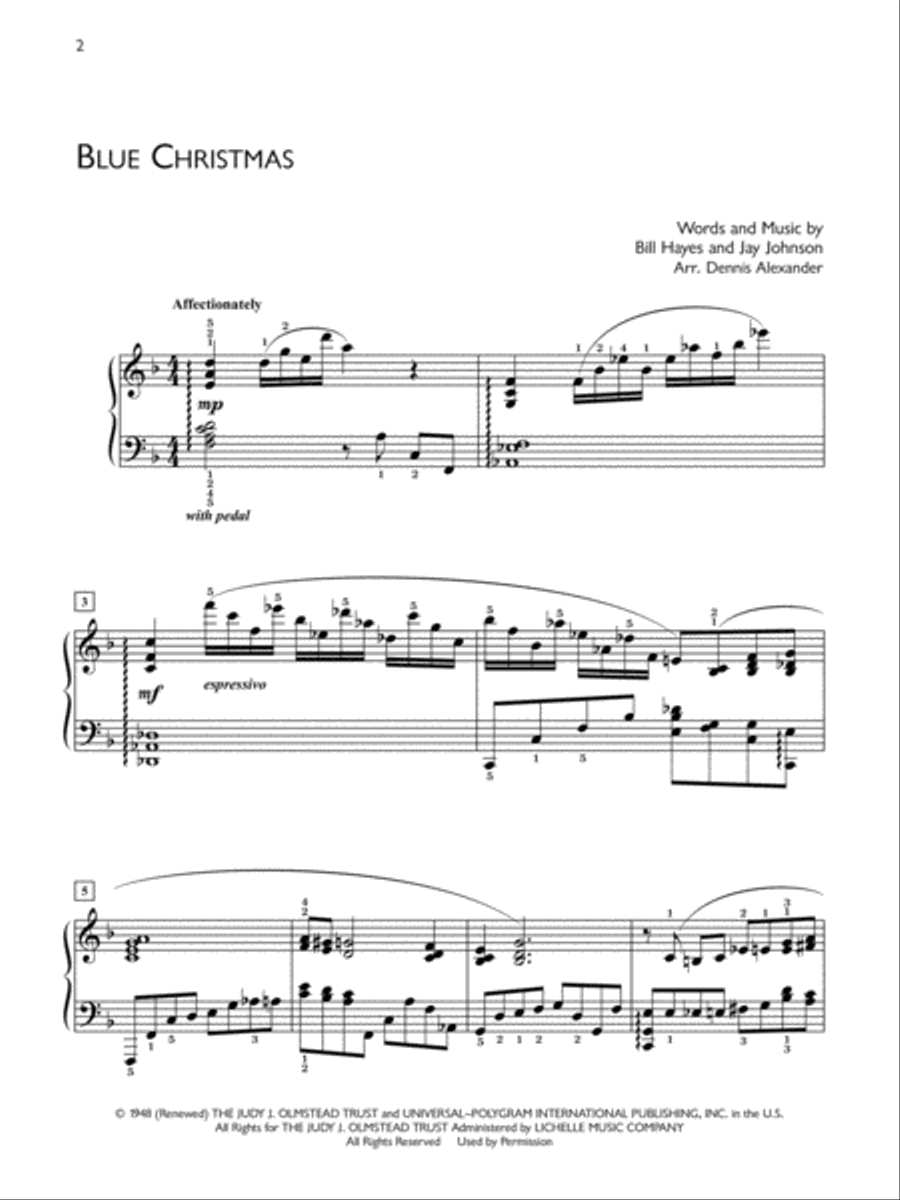 Popular Performer -- A Christmas Just for You Piano Solo scores gallery preview page 3